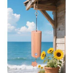 대나무 바람 C-히메즈 일본 소리 치유 명상과 감정 진정을 위한 클래식 홈 데코레이션 선물 상자 나무 차임벨과 함께하는 가족 친구들을 좋은 (Fm 코드)