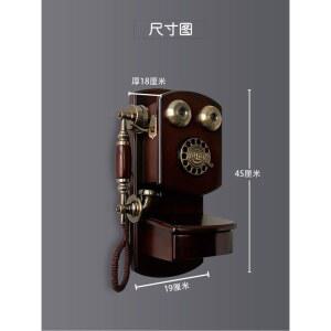 전화기 엔틱 다이얼 복고 사무실 볼리비 블랙 유럽 소품 인테리어 6종 버튼 옛날식