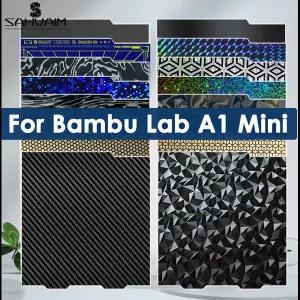 밤부랩 A1 미니 빌드 플레이트 182x182 카본 게코 쿨 플레이트 A1 미니 액세서리 텍스처드 스무스 프린트 A
