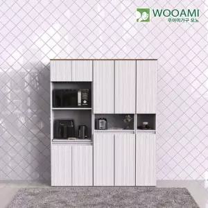 우아미가구 모노 프렌 템바보드 냉장고 틈새장 주방수납장 JD5055