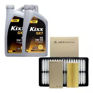 K5 DL3 LPI 엔진오일 킥스 G1 5W30 5리터 순정 오일필터 에어필터 세트