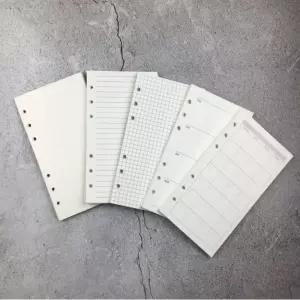 6공 다이어리 속지 무지 유선 주간 리필 내지 45매 6공속지 a6속지