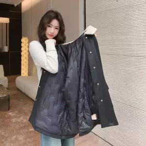 니트 겨울 여자 오리털 칼라 가죽 자켓 코트 원픽4