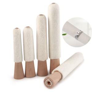 내부 링 팔찌 연마 휠 보석 도구 구멍 광택 브러시 정밀 공예용