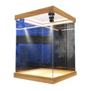 대형 피규어케이스 LED 플레이모빌용 팬아저씨 박스 라이트백 보드 맥에다