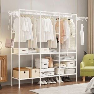 금속 가정용 바닥 스탠딩 안정적인 간단한 다기능