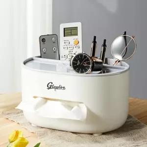 미란다 다용도수납 휴지케이스 화이트그레이 co-00560 (3A222)/두루마리/케이스/소품/정리/화장품/휴지