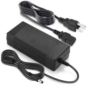 9.84피트/3m 길이의 케이블, 5.5x2.1mm 및 2.5mm 플러그, CCTV 카메라 LED 스트립 LCD 화면용 AC 100-240V-DC 12V 스위칭 변압기 변환기를 갖춘 Facmogu 3 Prong 12V AC-DC 전원 공급 어댑터