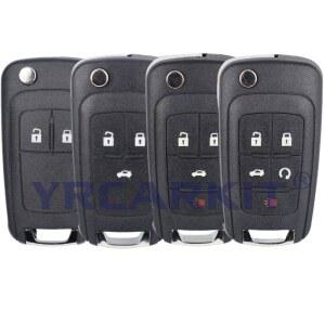 Buick Chevrolet Cruze Epica Lova Camaro Impala Aveo Malibu Sail Orlando Trax Spark 원격 키 쉘 2345 버튼 용 자동차 키 케이스