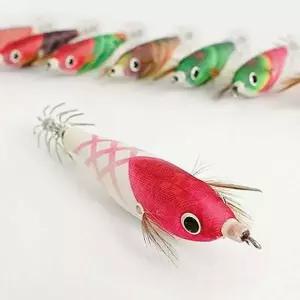 레드블랙 쭈꾸미 오징어 수평 에기 낚시바늘