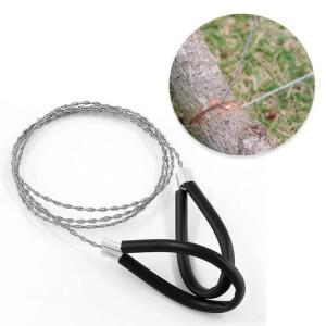 생존 와이어 톱 스테인레스 스틸 케이블 휴대용 접이식 전기 야외 포켓 목재 고무 플라스틱 절단용