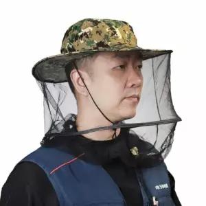 벌초 낚시용 카모 챙넓은 모자 양봉 작업모