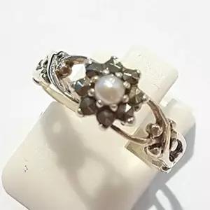 [셀러허브 패션][블루케이] A급엔틱미니 담수진주 원석반지210711-15n