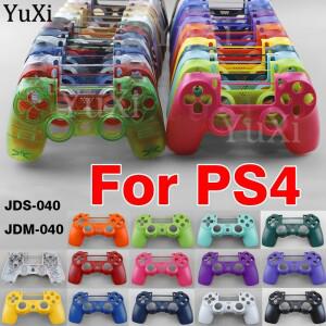 [호환품]PS4 Pro 용 1Pc 상단 하우징 쉘 교체 PlayStation 4 JDS-040 게임 컨트롤러 페이스 플레이트 케이