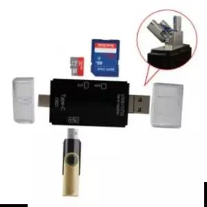 USB허브 C타입 SD카드리더기 USB OTG 멀티 TF메모리 블랙박스