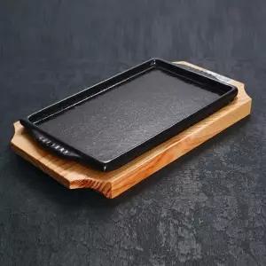 업소용 무쇠 팬 콘치즈 스테이크용 주물 그릴팬