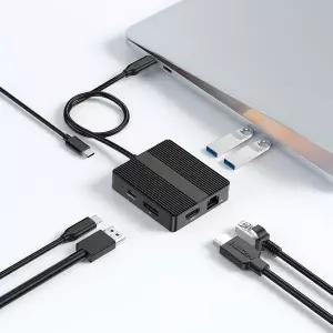 [아이노트] CH70P 7in1 C타입 멀티 허브 랜포트