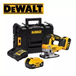 디월트 충전 무선 직쏘 직소 20V DCS334P2 5.0Ah 배터리 2개 + 케이스세트