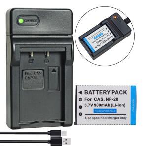 NP-20 카시오 엑실림 EX-S600GD EX-Z75BE EX-M2 EX-Z11 슬림 충전기용 배터리