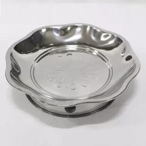 스텐 쟁반 과일 야채 간식 트레이 받침대 1호