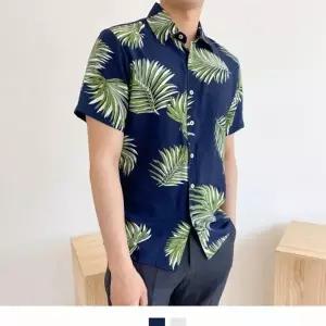 비치남방 커플시밀러룩 바닷가 하와이안남방 해변