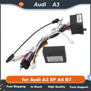 ISO 하네스 어댑터 CAN 버스 디코더 16 핀 플러그 커넥터 RCA 오디오 자동차 안드로이드 헤드 유닛 배선 케