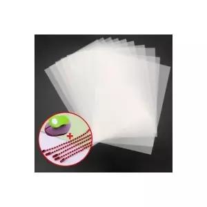 KC인증 반투명 슈링클스 종이 50매구슬체인랜덤 50개펀칭기 A4 03mm DIY 키링만들기 학교 미술수업