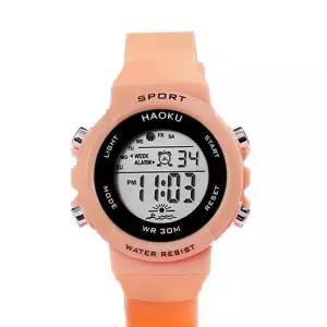 디지털 손목 시계 스포츠 전자 학생 패션 손목 시계 워치 컬러 10대 실리콘 하오쿠 데이트 캐주얼 어린이