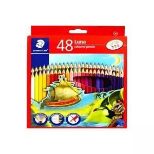 스테들러루나 48색 색연필 종이케이스 컬러링북용