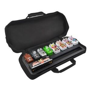 페달 트레인 보드 거치대 AZOR 페달보드 합금 가방 효과 기타 50cm 포함 알루미늄