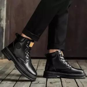 빅사이즈 아웃솔 남성 2컬러 어반 가죽 워커