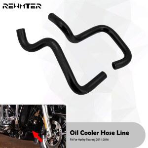 오토바이 오일 쿨러 호스 라인 드레인 튜브 할리 투어링 일렉트라 스트리트 로드 킹 울트라 트라이 FLHX FLHT 11 16