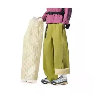 남자 배기핏 바지 팬츠 빅사이즈 따뜻한 캐시미어 겨울 스키 점프 캐주얼 면 BE4