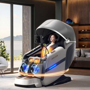 마사지 의자 럭셔리 4D 제로 그래비티 무소음 바디 스파 마사지 완전 전기 가정용 SL 더블 트랙 럭셔리 소파