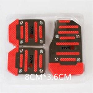 자동차 페달 수정 가속기 액세서리 일반 매트 합금 클러치 브레이크 미끄럼방지 알루미늄 스텐레스