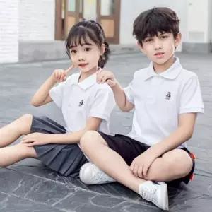 아동 유아 데일리 베이직 무지 반팔 카라 티셔츠 (WFHRBAF)