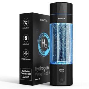 수소 물병 업그레이드, 최대 6400PPB 수소수 생성기 -SPE PEM 테크, 7온스 휴대용 수력 발전기, 남편, 아내, 가족, 친구, 여행을 위한 건강 관리 선물