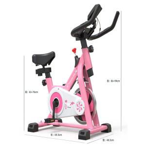 실내자전거 소형 가정용 실외 퍼스트 좌식 헬스장 핑크 있는 12인치