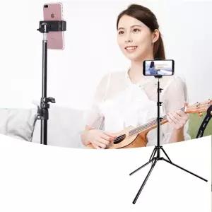 [모두쇼핑]스마트폰 촬영 삼각대 거치대 브이로그 방송 장비 휴대폰 핸드폰 액션캠 카메라