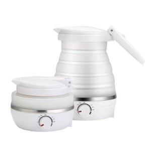 휴대용 여행용 실리콘 접이식 220V 휴대 전열 멀티포트 커피포트 자동 라면 미니