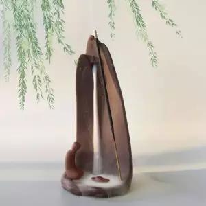 백플로우 NHE273M4 인센스 스틱 콘 홀더/도자기 초 트레이 버너