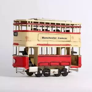 빈티지 GUP472O7 철제형 장식 트램카