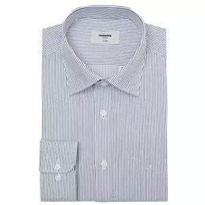 [롯데백화점]레노마 구김없는 스트라이프 폴리혼방 스판 일반핏긴팔셔츠 RZRSG0050BU