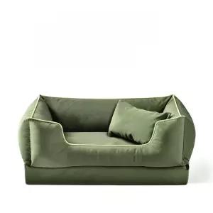 대형견방석 애견 쿠션 침대 패브릭 그레이 강아지 특대형