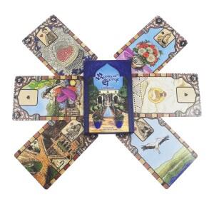 미니 사이즈 Rana George Lenormand 오라클 카드 보드 게임 데크 운세 타로 카드 엔터테인먼트 가족 게임