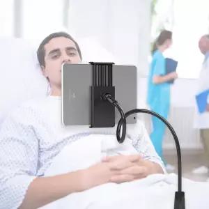 [모두모아]자보라 휴대폰 패드 거치대 침대용핸드폰거치대 누워서핸드폰거치대 병원침대핸드폰거치대 병원