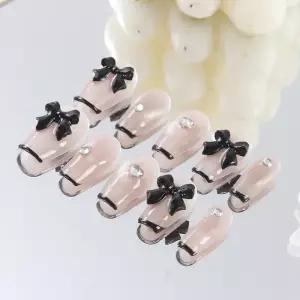 애미림 Aimilim 붙이는 심플 수제 인조손톱 