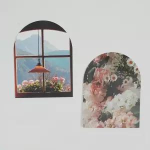 인테리어 감성 아치 엽서 미니 포스터 15종 [빈티지 아치형 사진 꽃 풍경 예쁜 벽 꾸