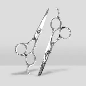 박준뷰티랩 헤어 커트+틴닝 미용가위 2종 세트 미용실 셀프 헤어 커트 커팅 숱가위 레이어드 302254