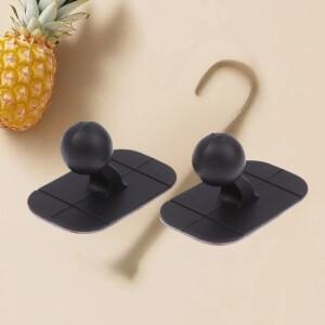 2/ 2-5PC 자동 마운트 베이스(자체 접착 기술 포함) 대시보드 내비게이션 휴대폰 핸드폰 홀더용으로 맞춤